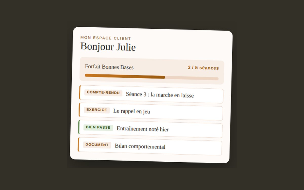 Nouveau : votre espace client en ligne